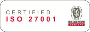 ISO 27001 -sertifikaatin tunnus